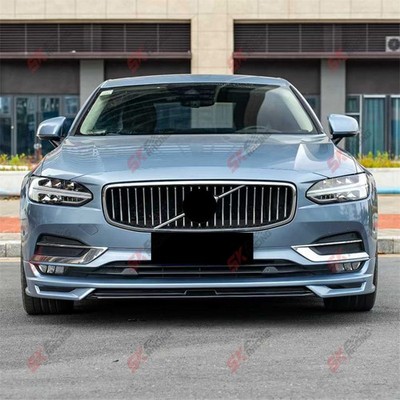 For 17-20 21-25 Volvo S90 PP Unpainted Front Rear Bumper Lip Side