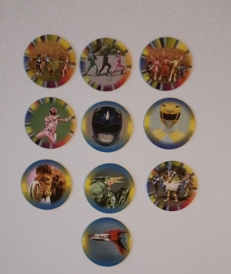 Caps - Power Caps - 10 x Power Rangers Caps - 90er