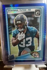 2025 Panini Donruss Optic - Rated Rookie Bhayshul Tuten #272 Blue Hyper Prizm...
