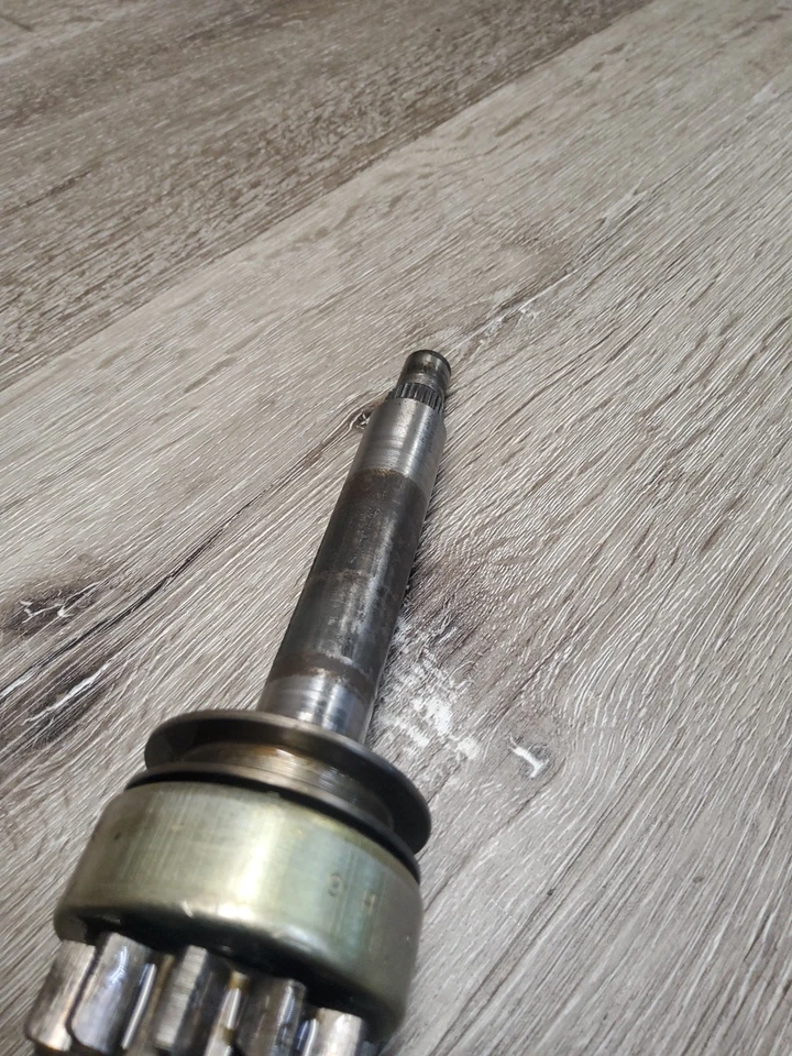 1987 年 87 哈雷戴维森 Tour Glide FLTC 发动机电机起动器轴 DL-687 — 第 3/4 张图片