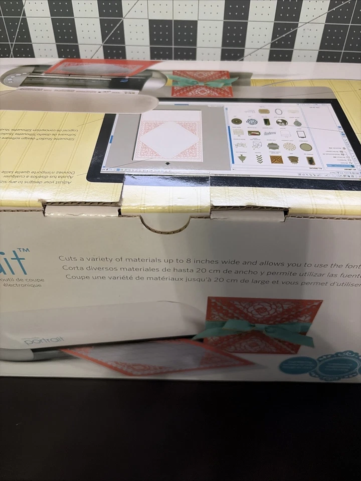 Silhouette Portrait White Electronic Cutting Tool Machine Sticker Paper Cutter - Image 3 of 4