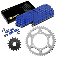 Blue O-Ring Drive Chain & Sprockets Kit for Yamaha R6 YZF-R6 2006-2016