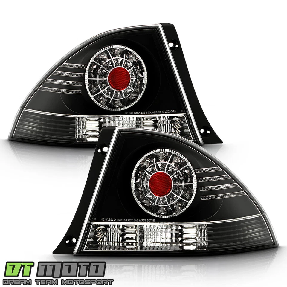 Par de luces traseras LED Super-Flux negras izquierda+derecha para Lexus IS300 2001-2005 Foto 3 de 4