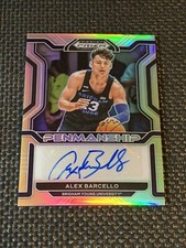 2022 Panini Prizm DP College Penmanship Alex Barcello #CP-ABA Silver Prizm Auto