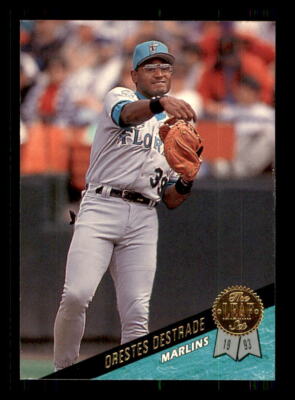 1993 Baseball 1993 Leaf Orestes Destrade Florida Marlins #304 1 | eBay