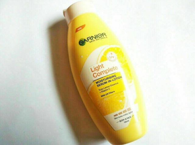 garnier light complete moisturizer