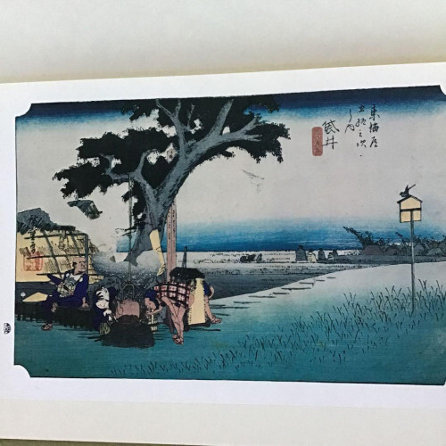 Hiroshige's Fifty-three Stations of the Tokaido, Kyodo News, complete set of - Picture 6 of 12