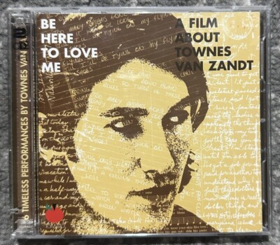 Rare Original Promo 2 Disc CD Be Here To Love Me A Film About Townes Van Zandt