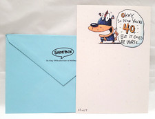 Vtg Shoebox Greeting Card  - 40 40th Happy Birthday - You Look Young
