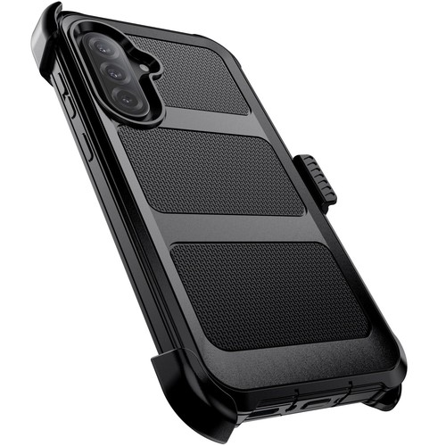 For Samsung Galaxy A36 5G Hybrid Hard Case Phone Cover / Belt Clip Stand Black - Bild 3 von 23