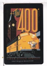 Single Railroad Playing Card "Chicago, Northwestern, CNW-36" Bollhagen Book