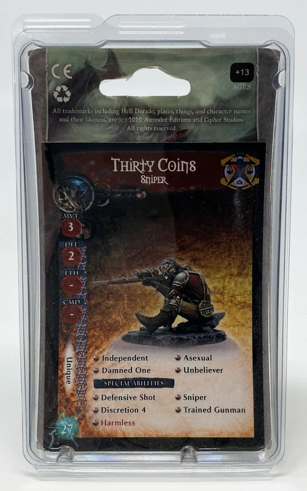 Hell Dorado: Mercenaries - Treinta monedas NUEVO EN CAJA METAL MINIATURA CIPHER STUDIOS Foto 2 de 2