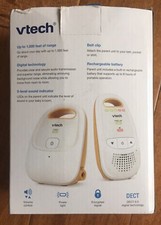 VTech Upgraded Audio Baby Monitor with Rechargeable Battery-New but box damaged