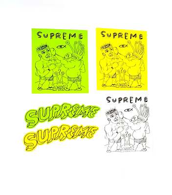 2012 Supreme Daniel Johnston Sticker set | eBay