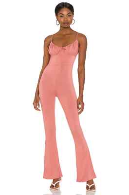Lovers + Friends Jumpsuit Rose Pink Archie New Sleeveless