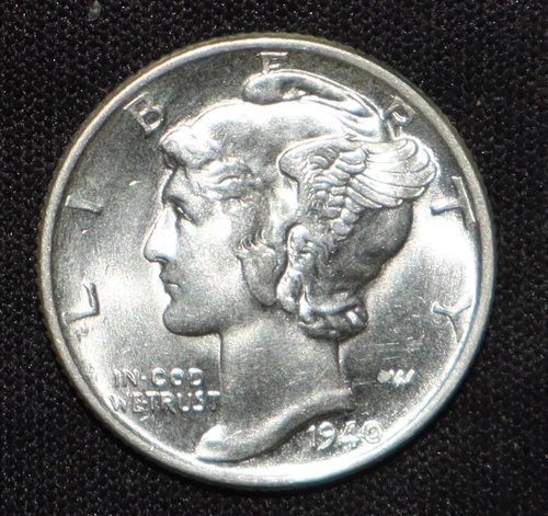 1940 Mercury Dime CH BU (T179)