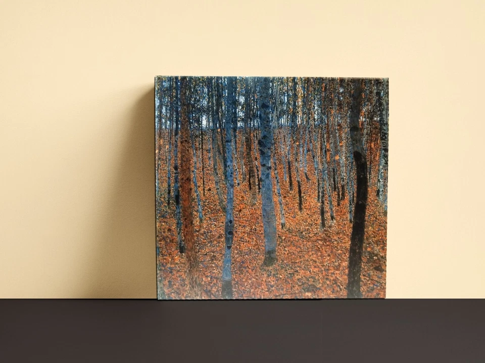 GUSTAV KLIMT EL BOSQUE DE HAYAS ART NOUVEAU ARTE IMPRESIÓN GICLEE LIENZO FINO Foto 2 de 4