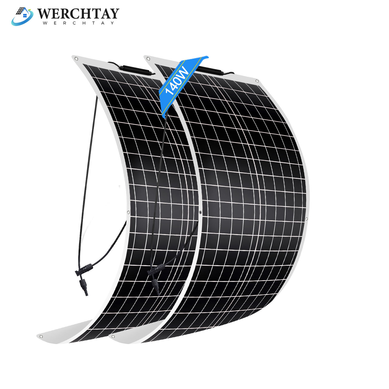70W 140W 100W+ Flexible Solar Panel Mono 12V Car Boat RV Home Off Grid RVRooftop