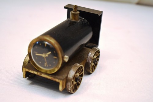 Antique JSBEN Desk Watch Locomotive Timepiece Train Model Clock Railway Engine" - Picture 11 of 11