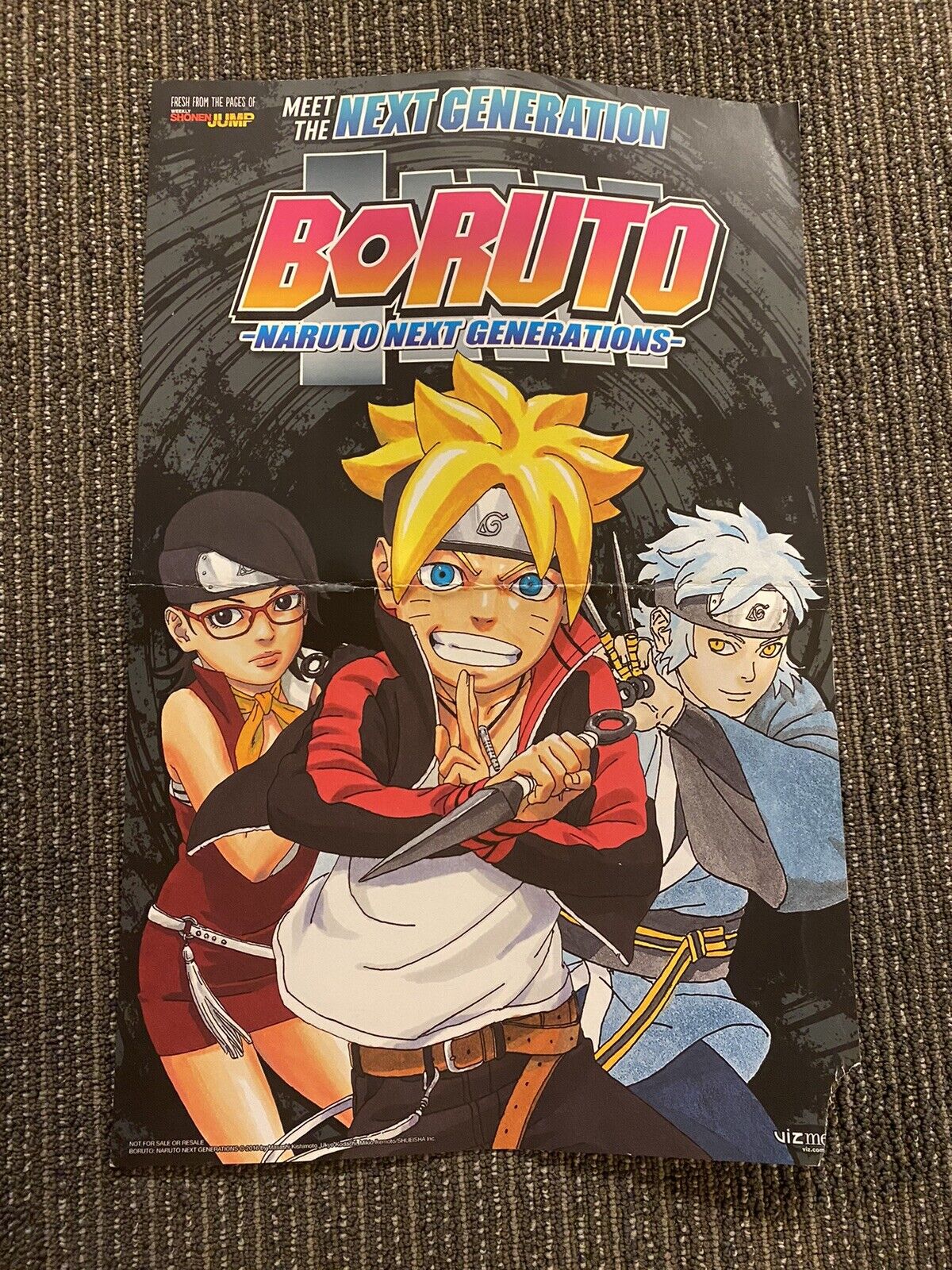 BORUTO: NARUTO THE MOVIE - 11x17 D/S Original Promo Movie Poster 2015  Rare at 's Entertainment Collectibles Store