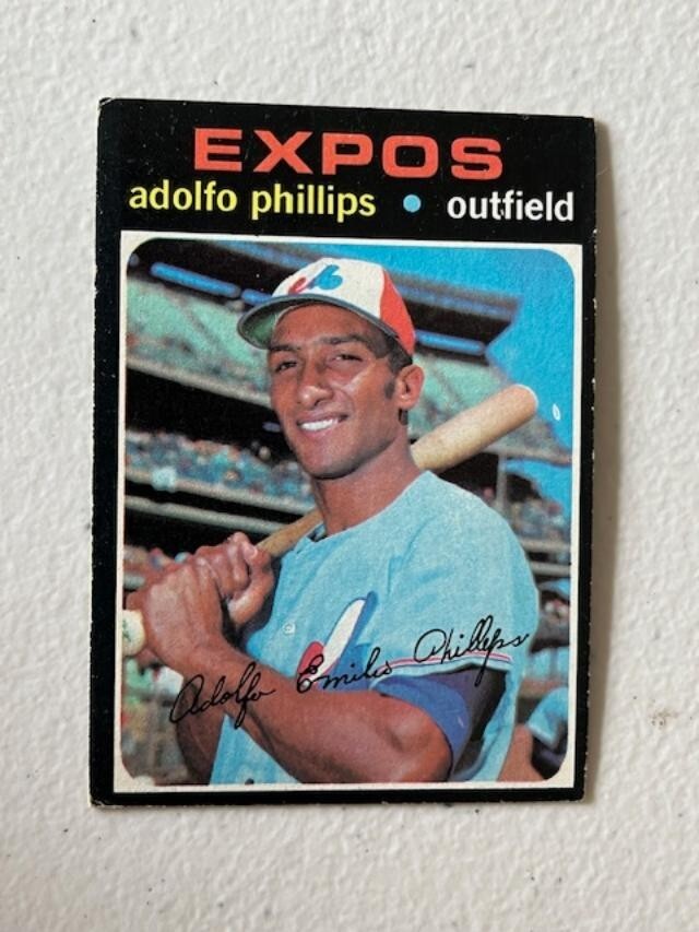 1971 Topps Set Break #418 Adolfo Phillips EX - SHIPS FREE!!!