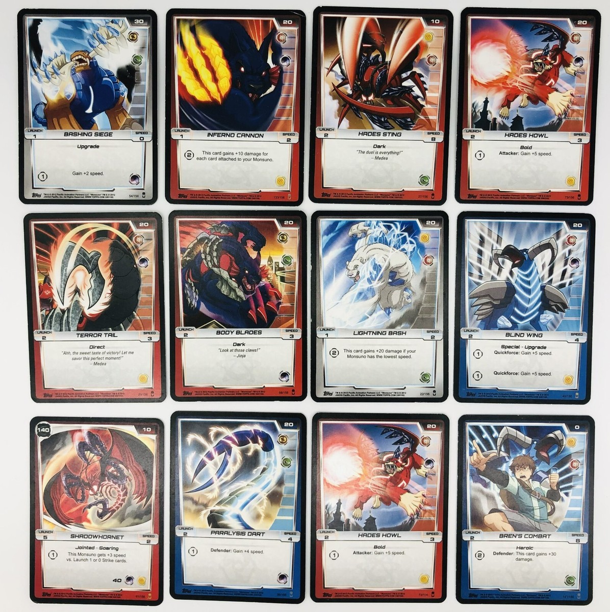 その他 POLICENAUTS TRADING CARD COLLECTION CARD 2012 Topps Monsuno Trading Card - lot of 12 cards | eBay