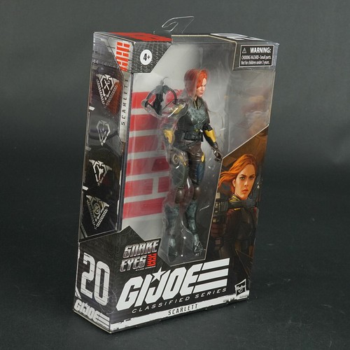 SCARLETT GI Joe Classified Series #20 Origins Snake Eyes Movie Hasbro 2021 New - Picture 3 of 7