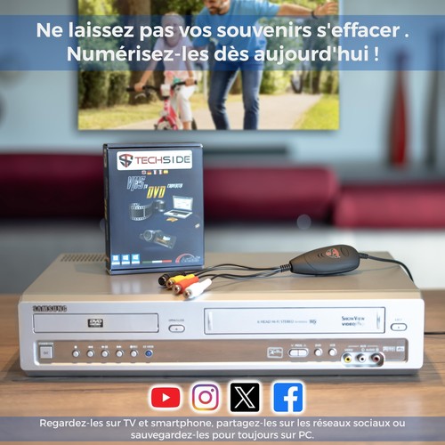 Video Capture 2025 convertisseur VHS numerique Analogique USB 2.0 | Carte d A... - Photo 4/5