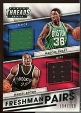Marcus Smart/Markel Brown 2014-15 Panini Threads Freshman Pairs Jerseys #16 