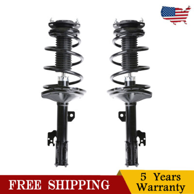 2pcs For 2004 2005 2006 2007 Toyota Highlander 3.3L Front Struts & Coil Spring 