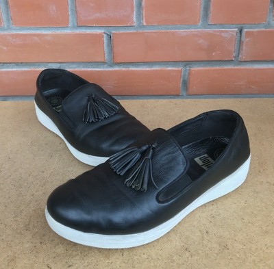 fitflop tassel superskate wedge loafer