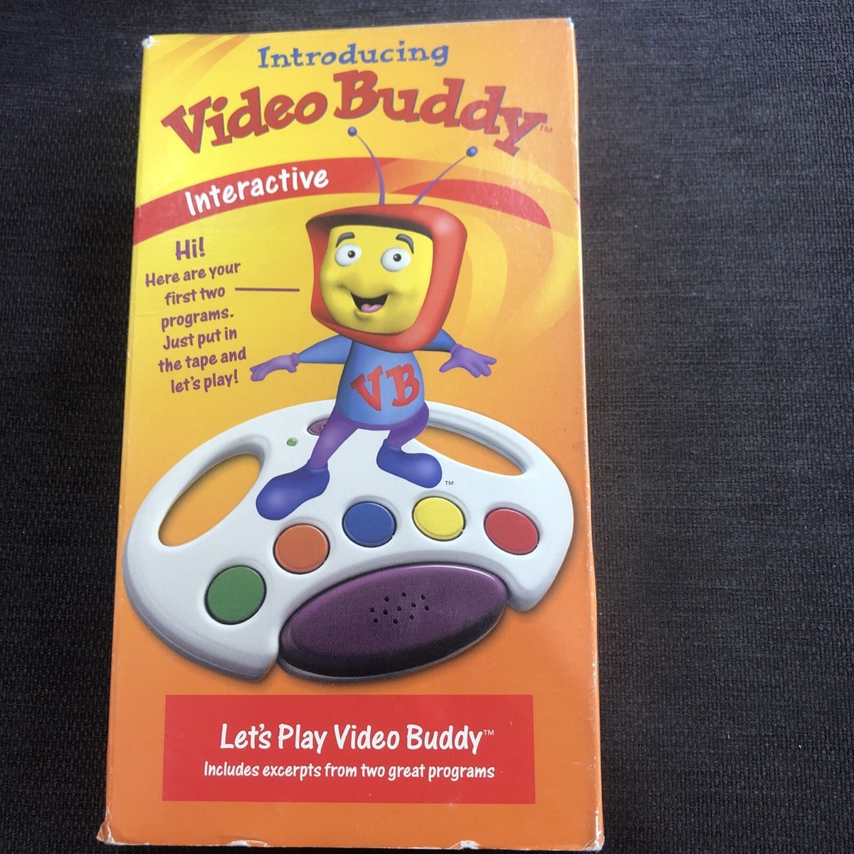 Introducing Video Buddy Interactive Lets Play Video Buddy VHS Tape