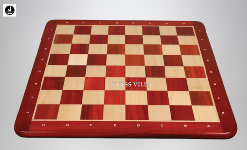 21" Solid Luxury Bud Rosewood Chess Board-55 mm square-Algebraic Notations - Picture 2 of 6