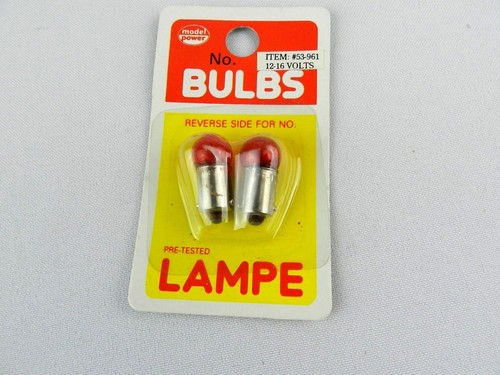 MODEL POWER 12-16 volt RED REPLACEMENT BULB # 53-961 - Picture 1 of 3