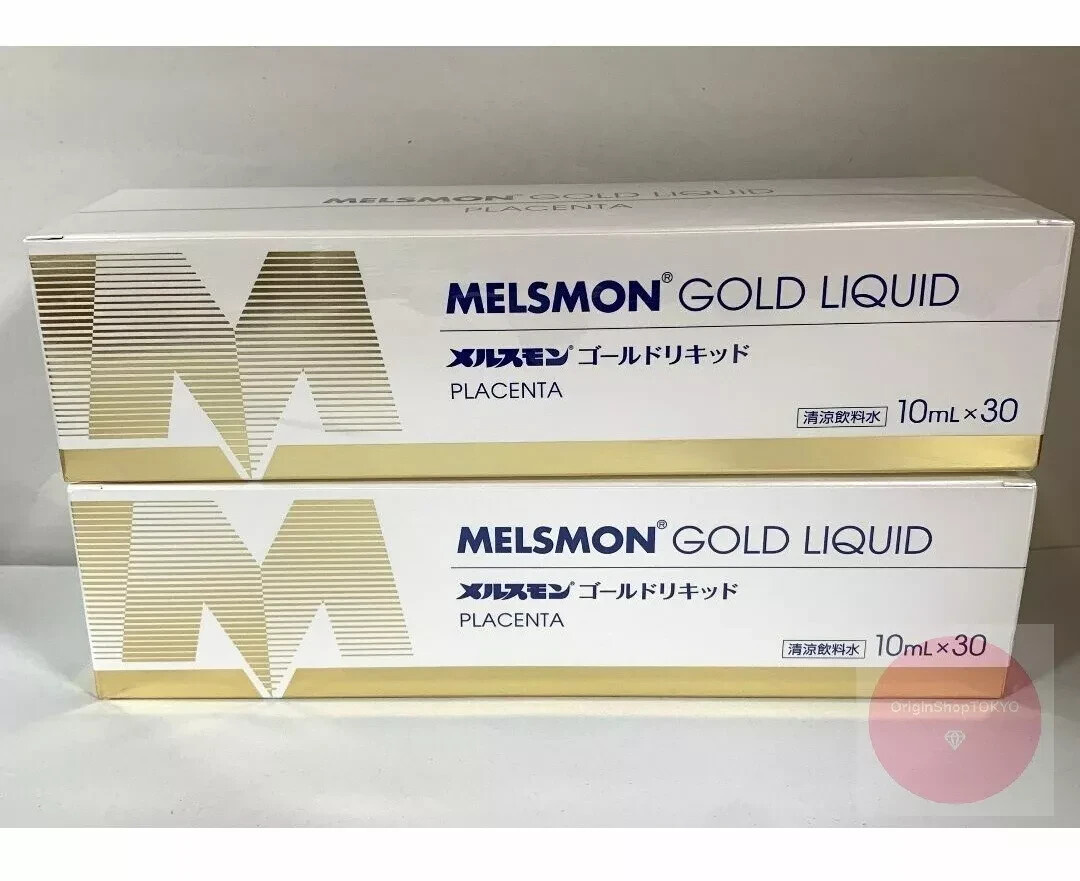 Melsmon Gold Placenta Drink 10ml ×30 Packs Beauty Supplement Japan