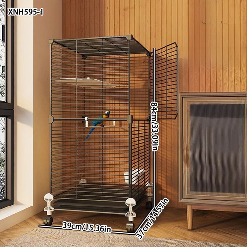 Bird Cage Large Household Tiger Skin Cockatiel Luxury House New Pearl Bird - Bild 9 von 10