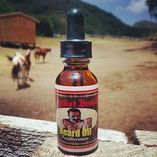 Beard Care Oil by Pugilist Brand - Frontiersman (Jasmine, Vetiver, Coffee) 