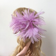 Sale Feather Twisted Mount Hackle Feather Flower Millinery Hat Crafts Fascinator