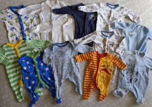 early baby sleepsuits