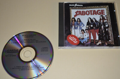 Black Sabbath - Sabotage / Castle Communications 1986 / France MPO / Rar