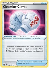  Cleansing Gloves Pokemon TCG Trainer Card 136/172