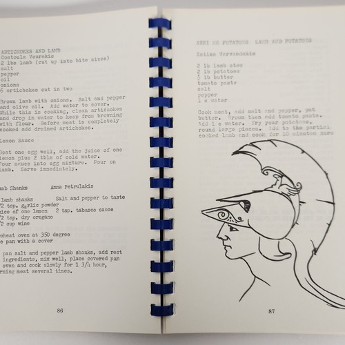 Hellenic Cookery from Modesto Greek Recipes Community Cookbook 1970s - Imagen 7 de 9