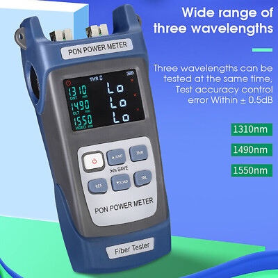 PON optical fiber power meter FTTX/ONT/OLT Optical fiber tester 1310/1490/1550nm