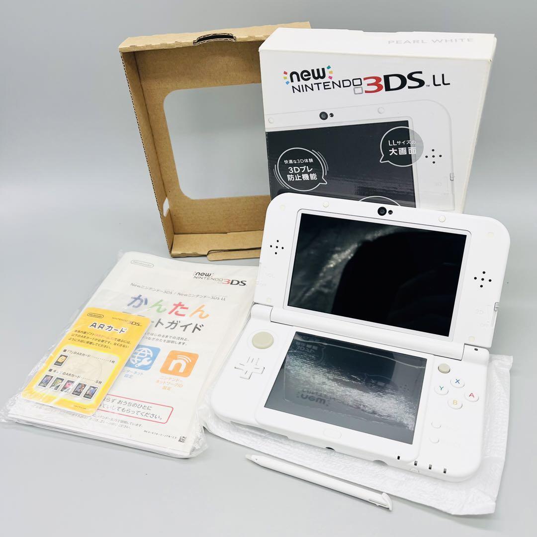 ニンテンドー3DS - 美品♡ニンテンドー3DSLL♡パールホワイト 任天堂 Newニンテンドー3DS LL パールホワイト ニンテンドー3DS