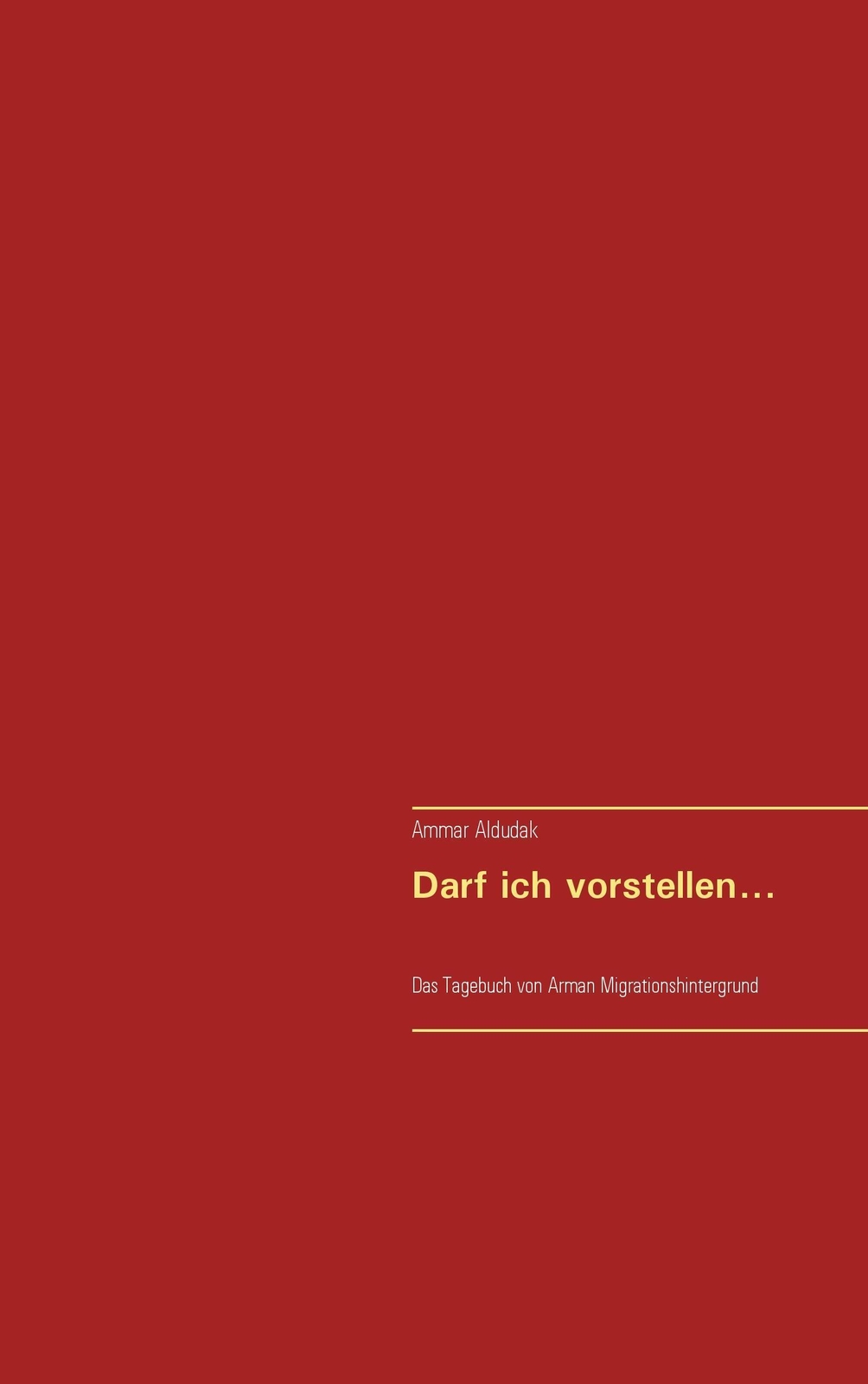 Thumbnail - Darf Ich Vorstellen ... | Ammar Aldudak | Taschenbuch | Paperback |