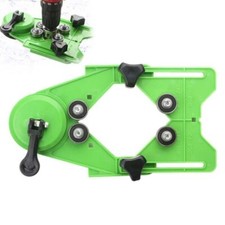 Drill Bit Hole Saw Guide Adjustable Punch Locator Drill Guide Glass Drilling Jig