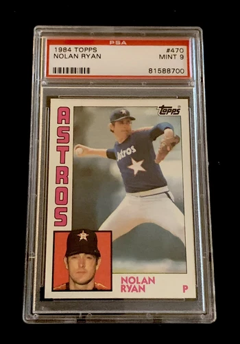 1984 Topps #470 Nolan Ryan Astros HOF PSA 9  MINT (81588700)