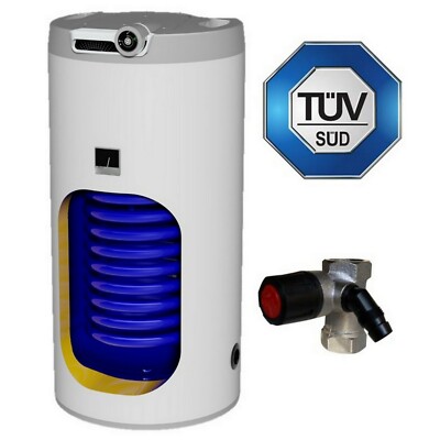 Warmwasserspeicher Standspeicher Boiler mit 1 Wärmetauscher 100 125 160 L Liter
