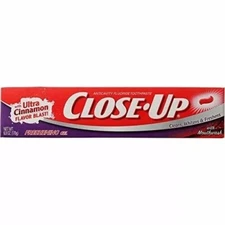 Close-Up Anticavity Fluoride Toothpaste, Freshening Cinnamon Burst Red Gel, 6...