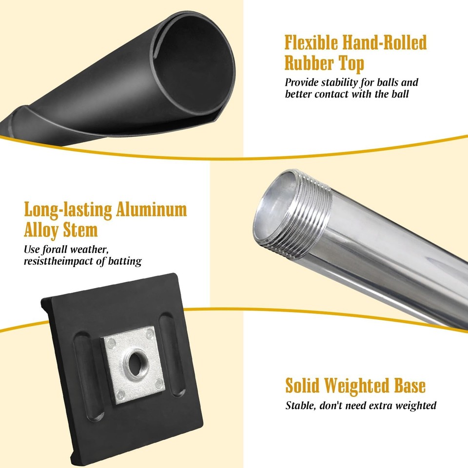 Portable Baseball Tee, Batting Tee For Baseball | Curacao